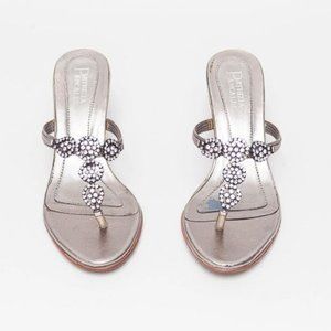 PANCALDI Women's Vintage Thong Sandal Size 38.5 (US 8)